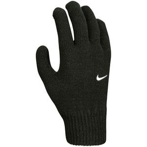 Nike Childrens/Kids Knitted Swoosh Winter Gloves / Black/White